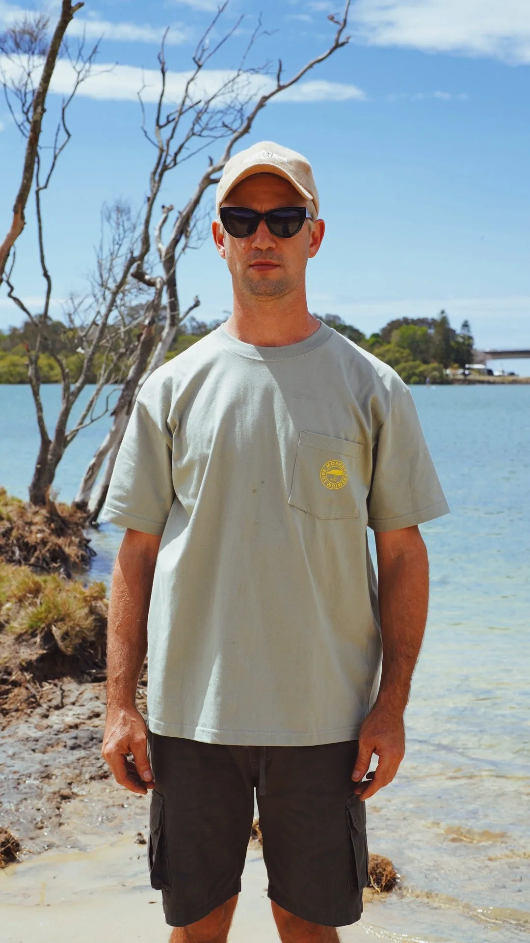 Moskav Lure Sage Pocket Tee