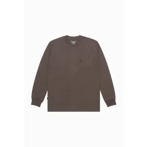 Moskav Signature Brown Double Pocket Long Sleeve Tee