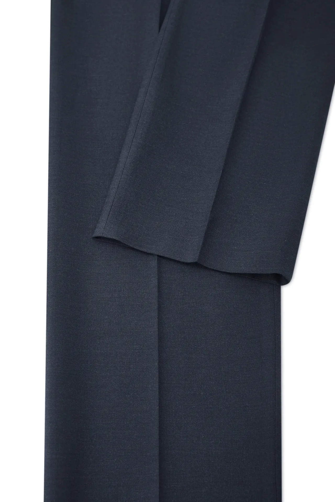 Multi-Way Stretch Smart Fit Plain Weave Suit Pants with Elastic Waist Band