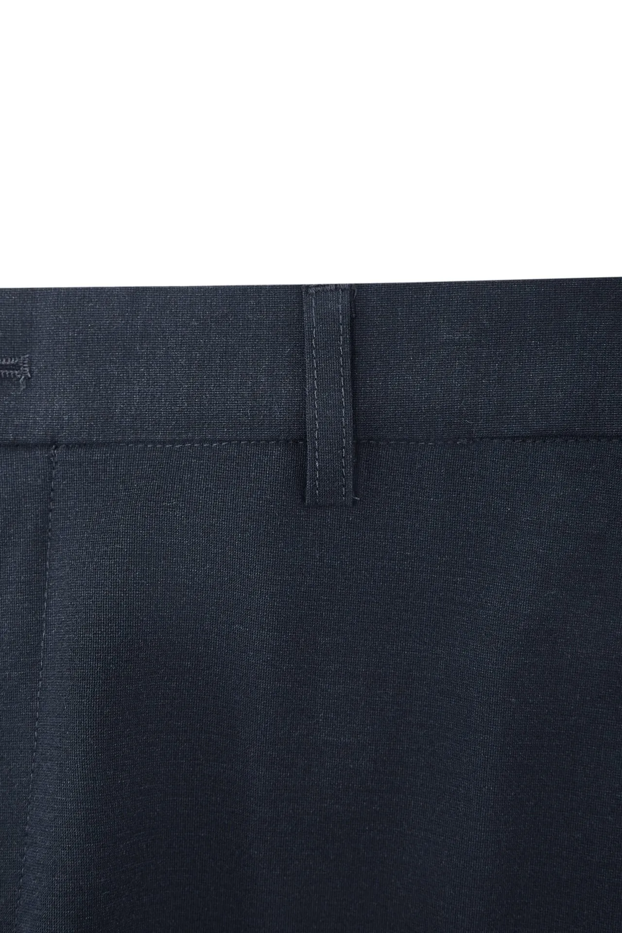 Multi-Way Stretch Smart Fit Plain Weave Suit Pants with Elastic Waist Band