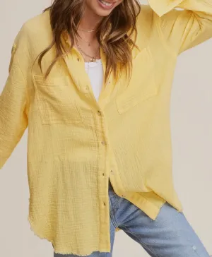 Never Grow Up Gauze Top (2 Colors)