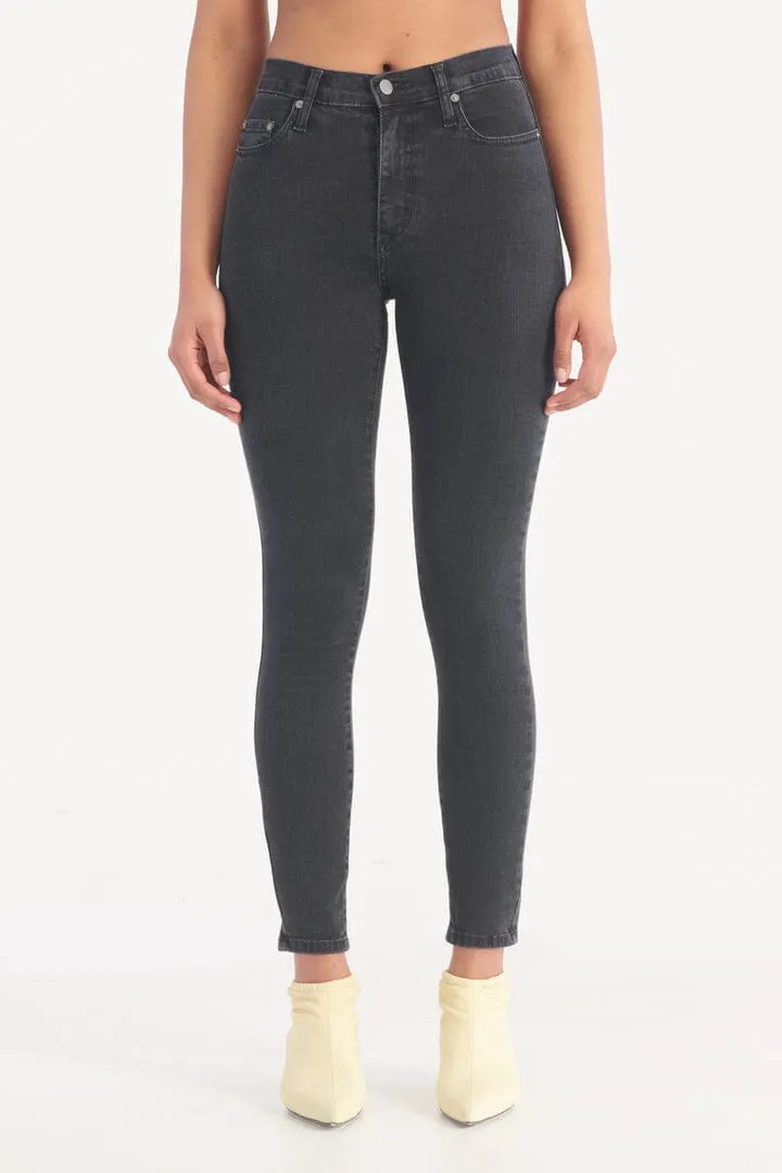 Nobody Denim - Cult Skinny Ankle Jean - Worn Black