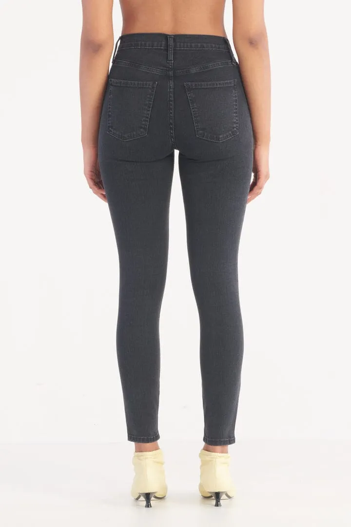 Nobody Denim - Cult Skinny Ankle Jean - Worn Black