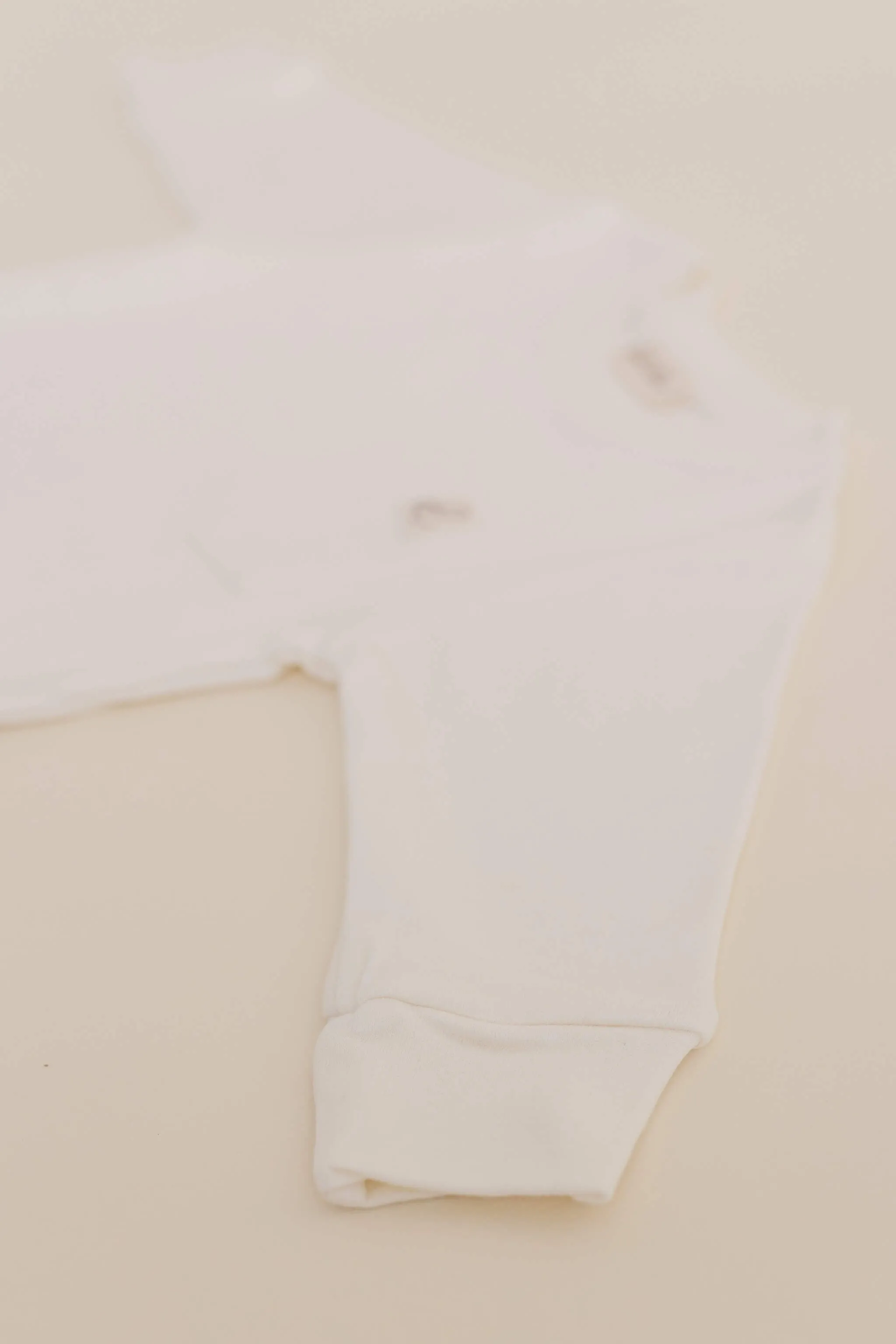Oversized Long Sleeve T-Shirt - Natural White