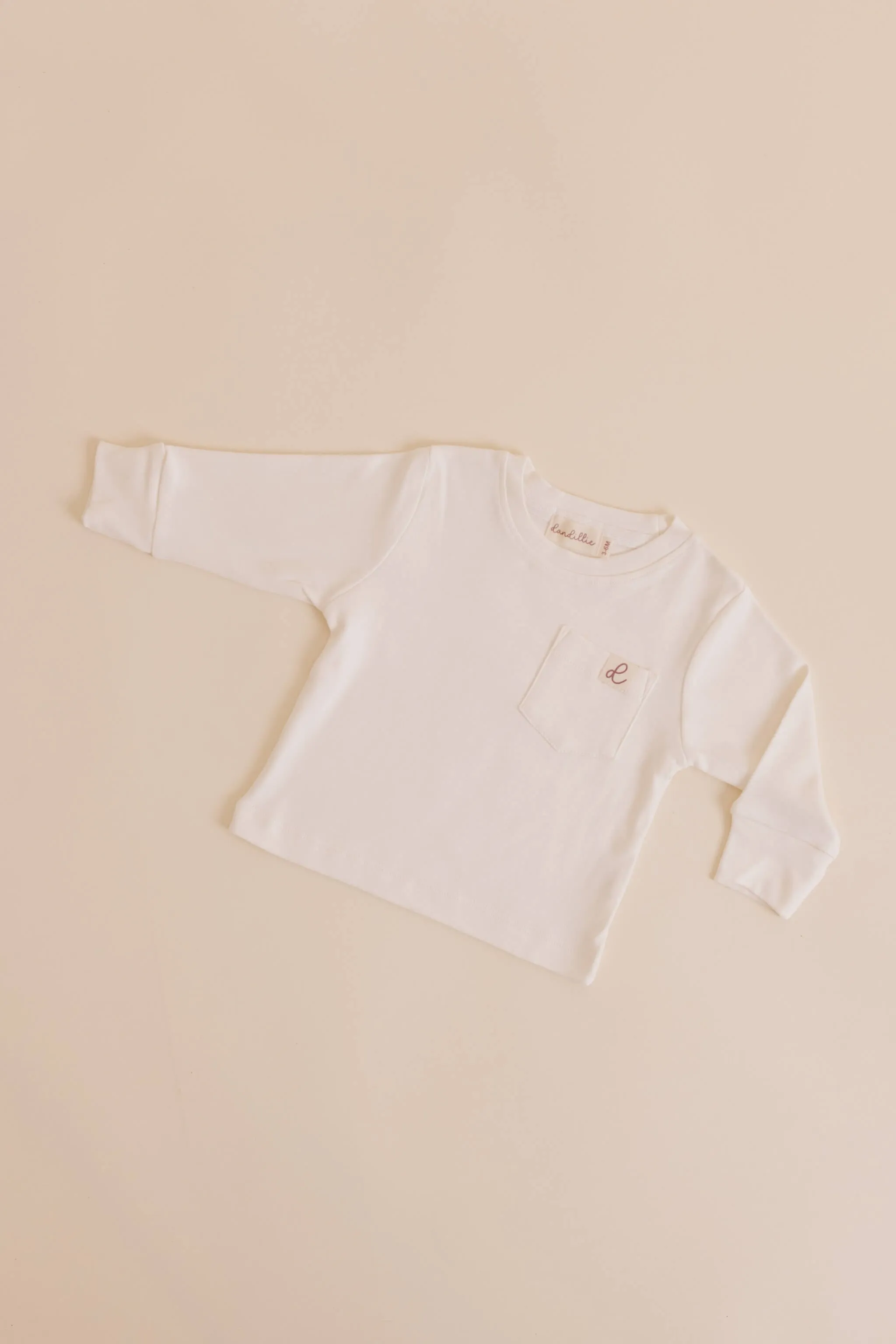 Oversized Long Sleeve T-Shirt - Natural White