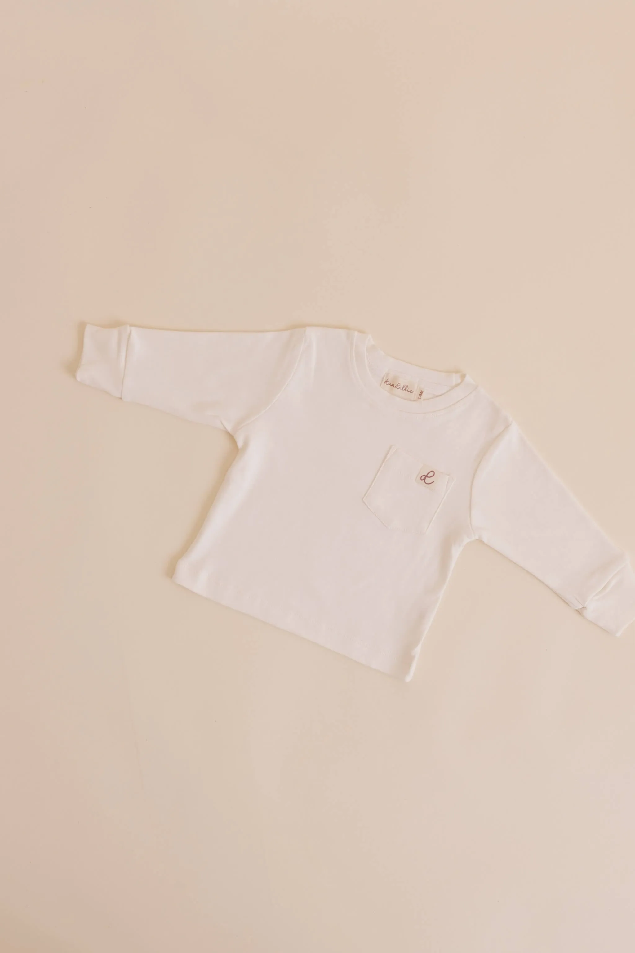 Oversized Long Sleeve T-Shirt - Natural White