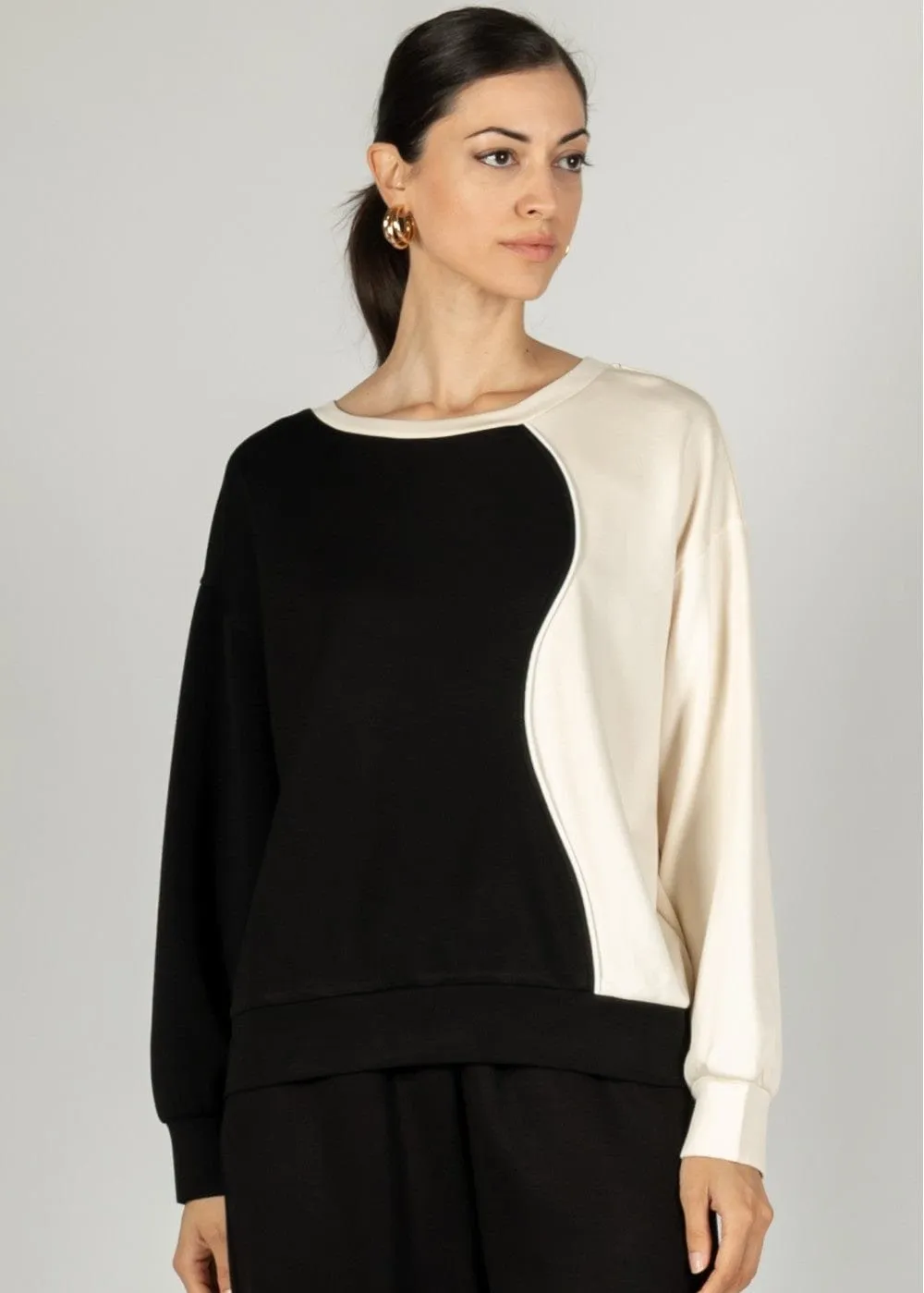 p cill Colorblock Butter Modal Top