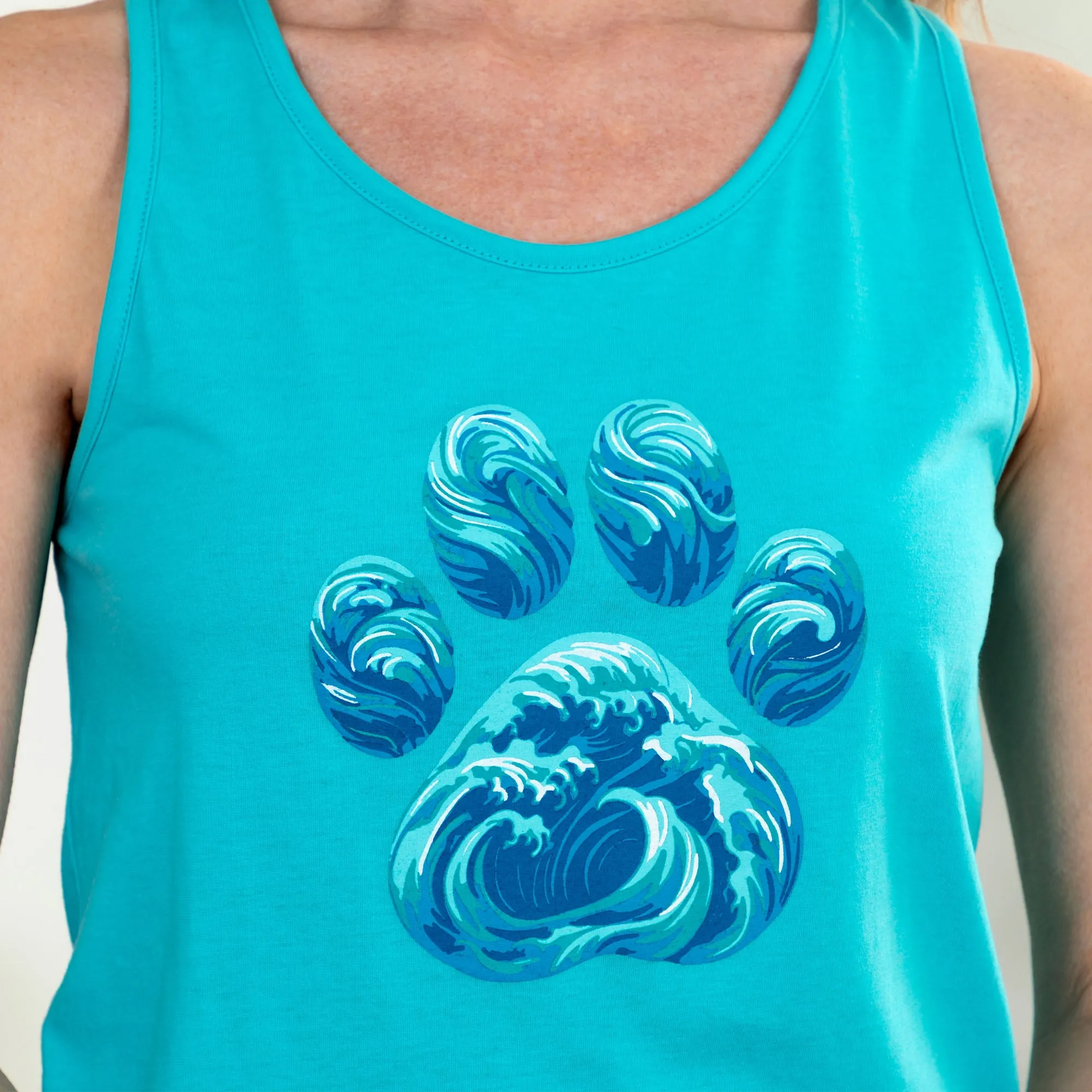 Paw Waves Tank Top
