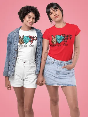 PEACE LOVE CUPID T-shirt