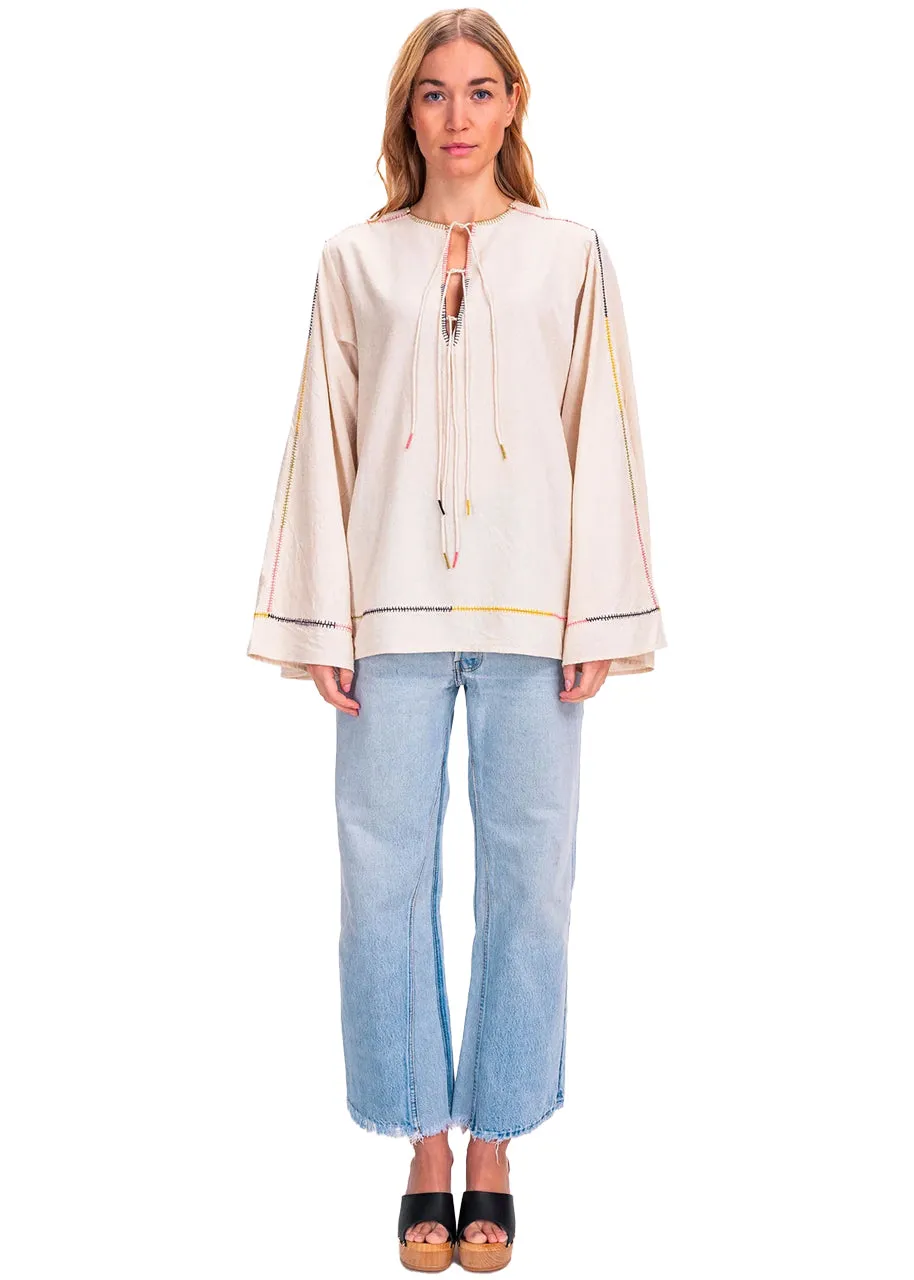 Pondicherry blouse in cream