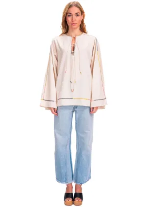 Pondicherry blouse in cream