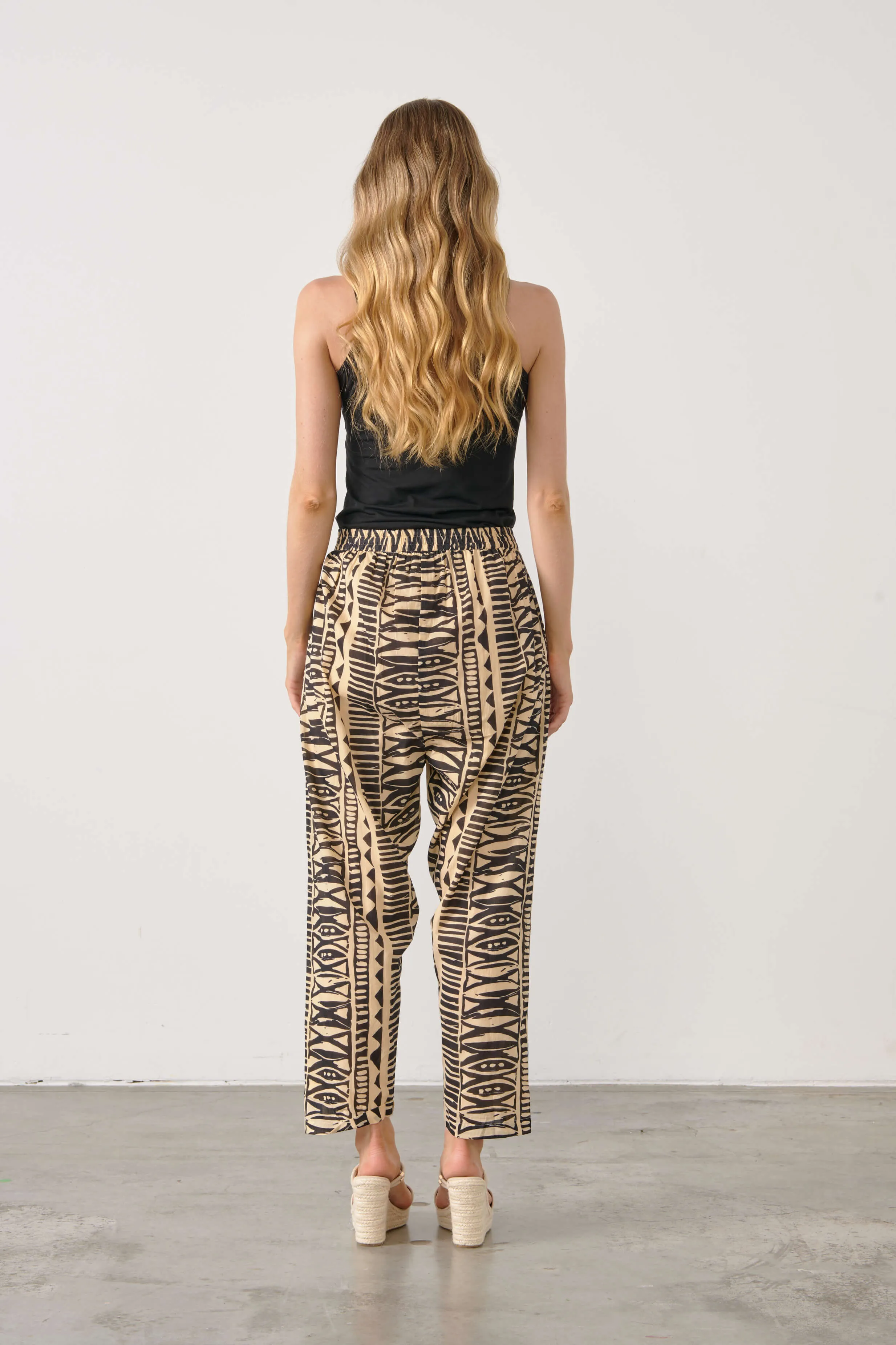 Printed Pants With Pockets