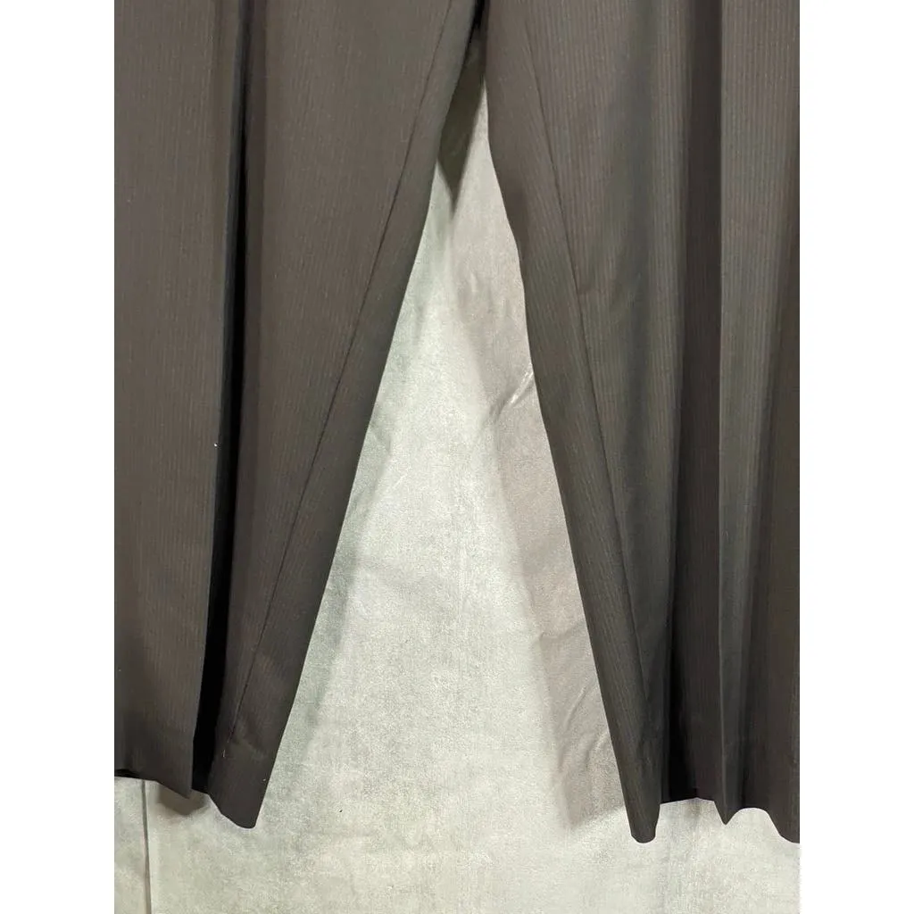 PRONTO UOMO PLATINUM Men's Brown Pinstripe Modern-Fit Suit Pants SZ 39