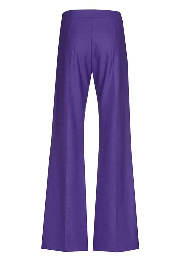 PURPLE CITYLOOK STRAIGHT TROUSERS