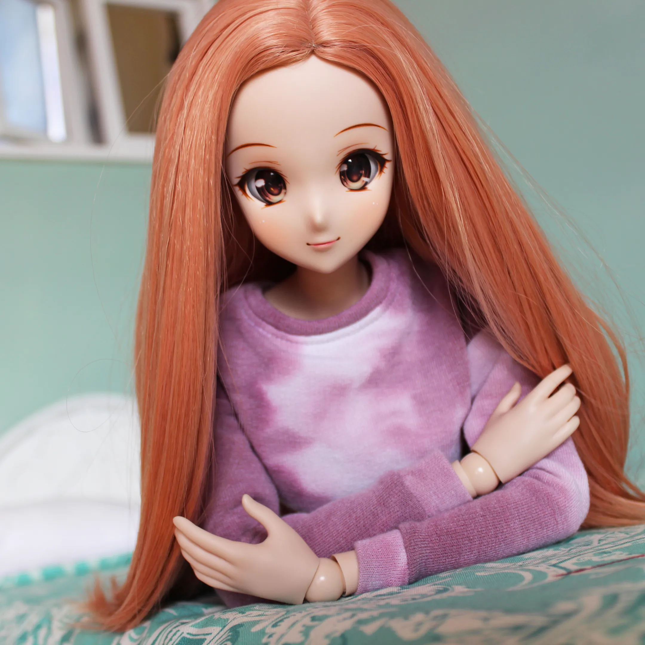 Purple Tie-Dye Loungewear Set