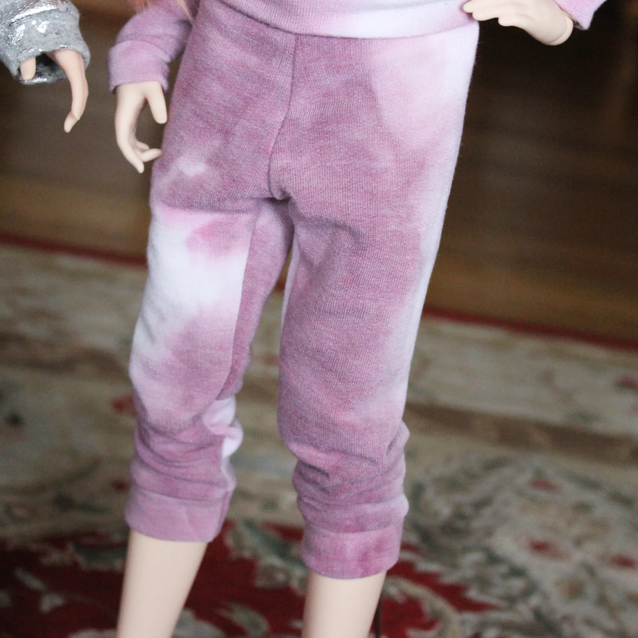 Purple Tie-Dye Loungewear Set