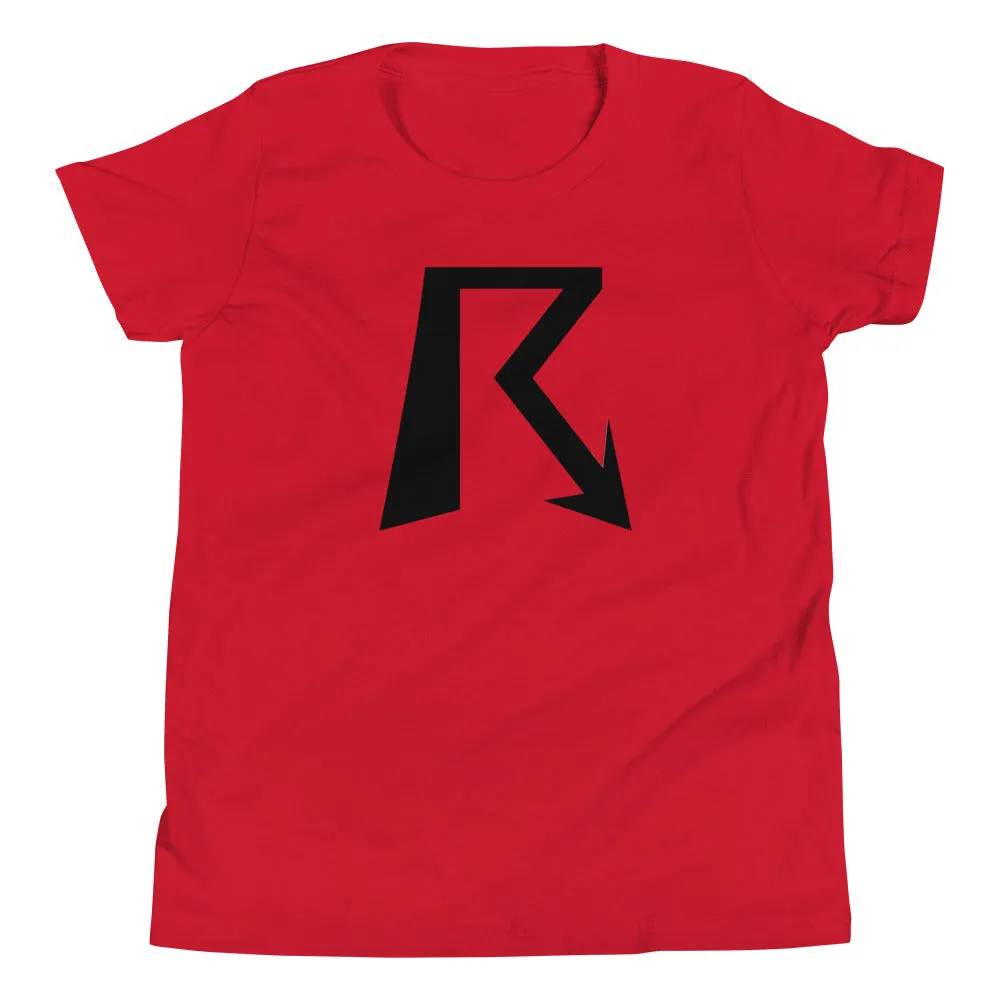 R Logo Black - Youth T-Shirt