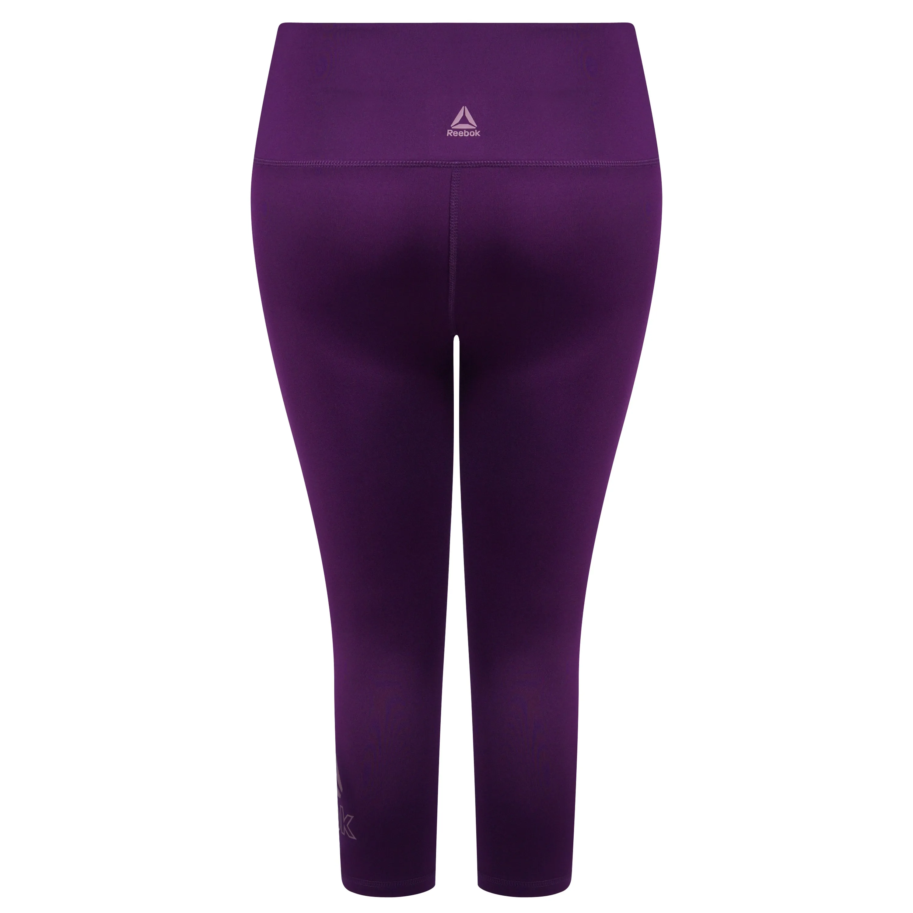 Reebok Women's Skinny Capri High Rise Leggings Purple Size Large