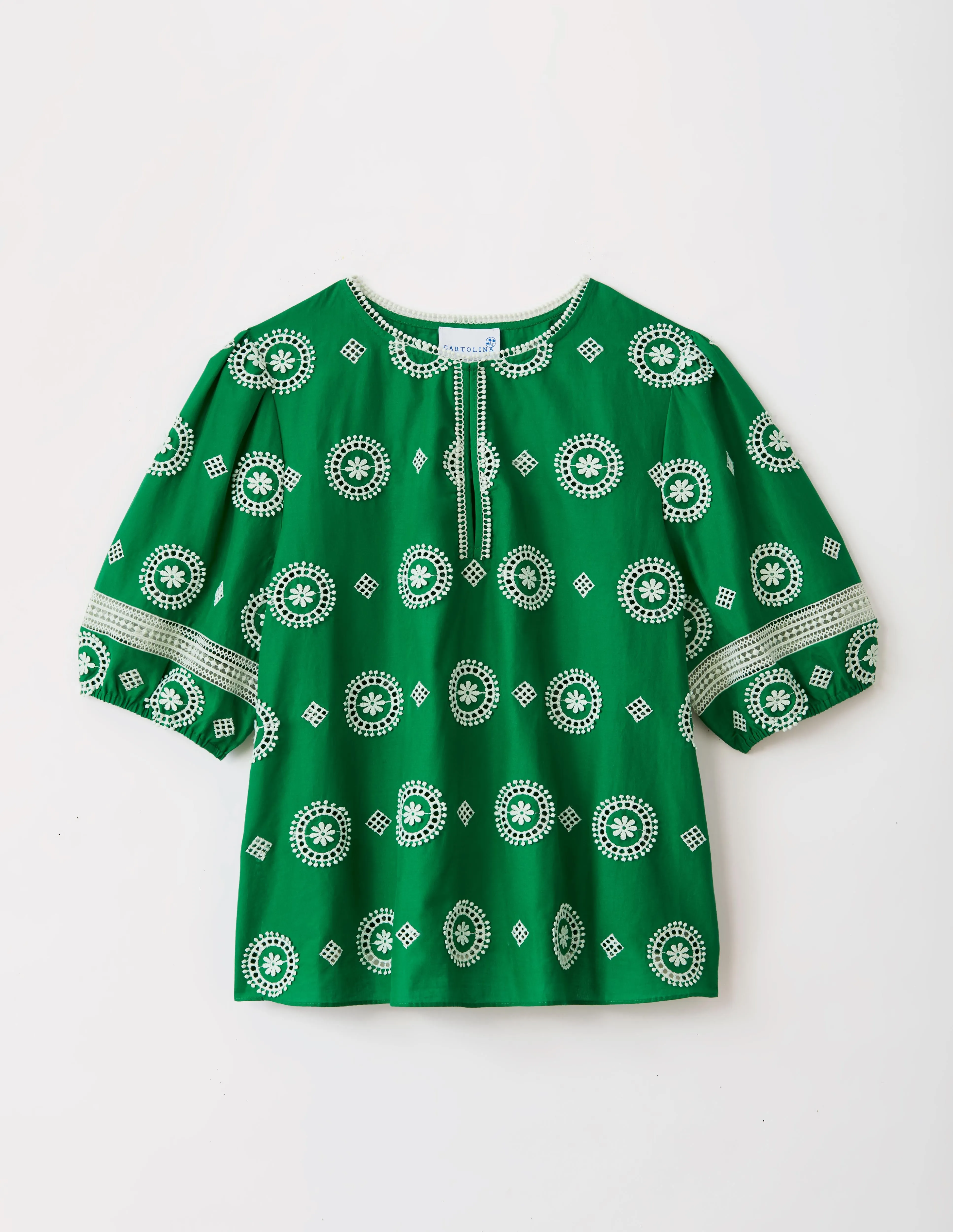 ROAN TOP-JADE GREEN