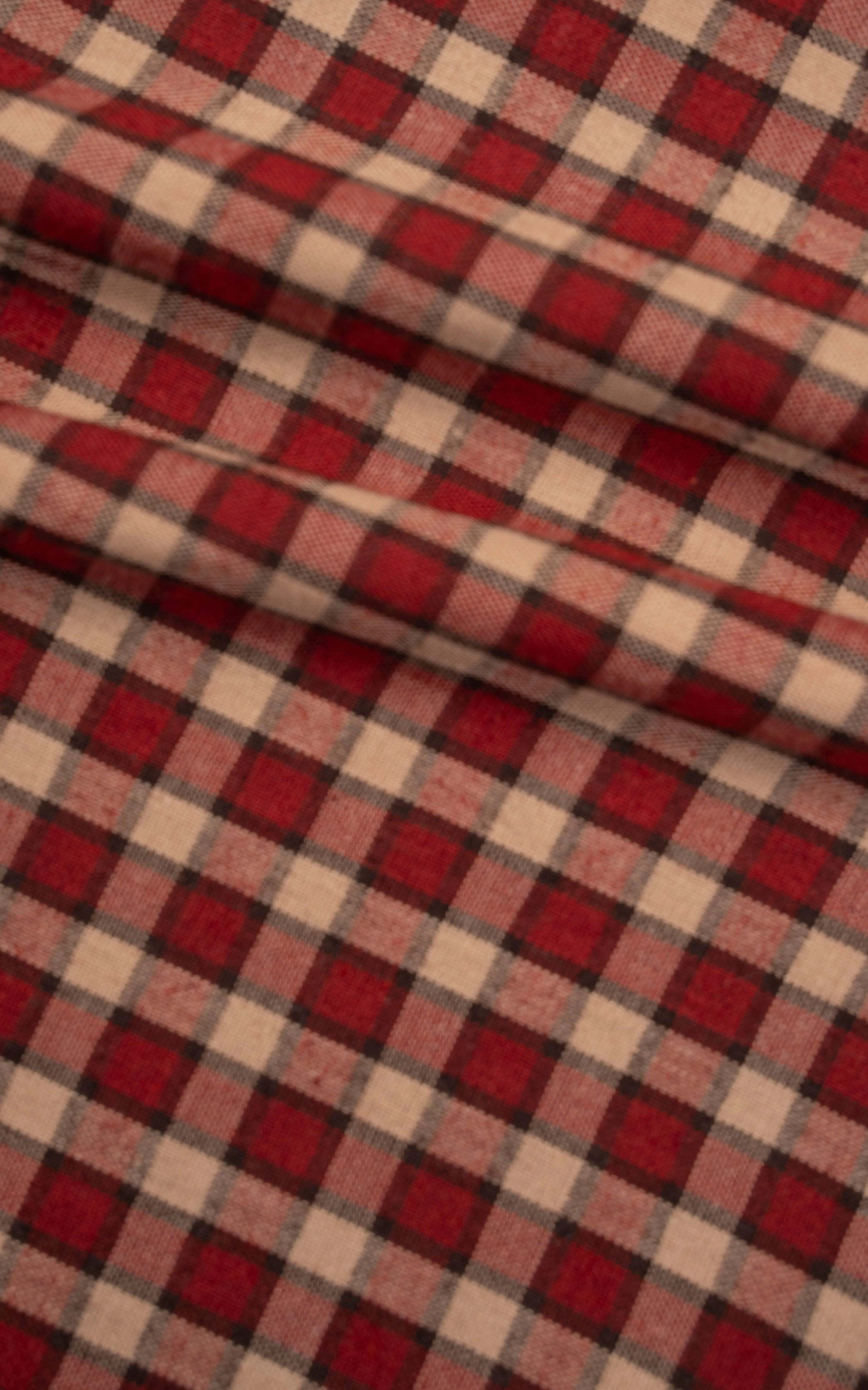 SEMI FORMAL SHIRT HALF SLEEVE MAROON CHECK