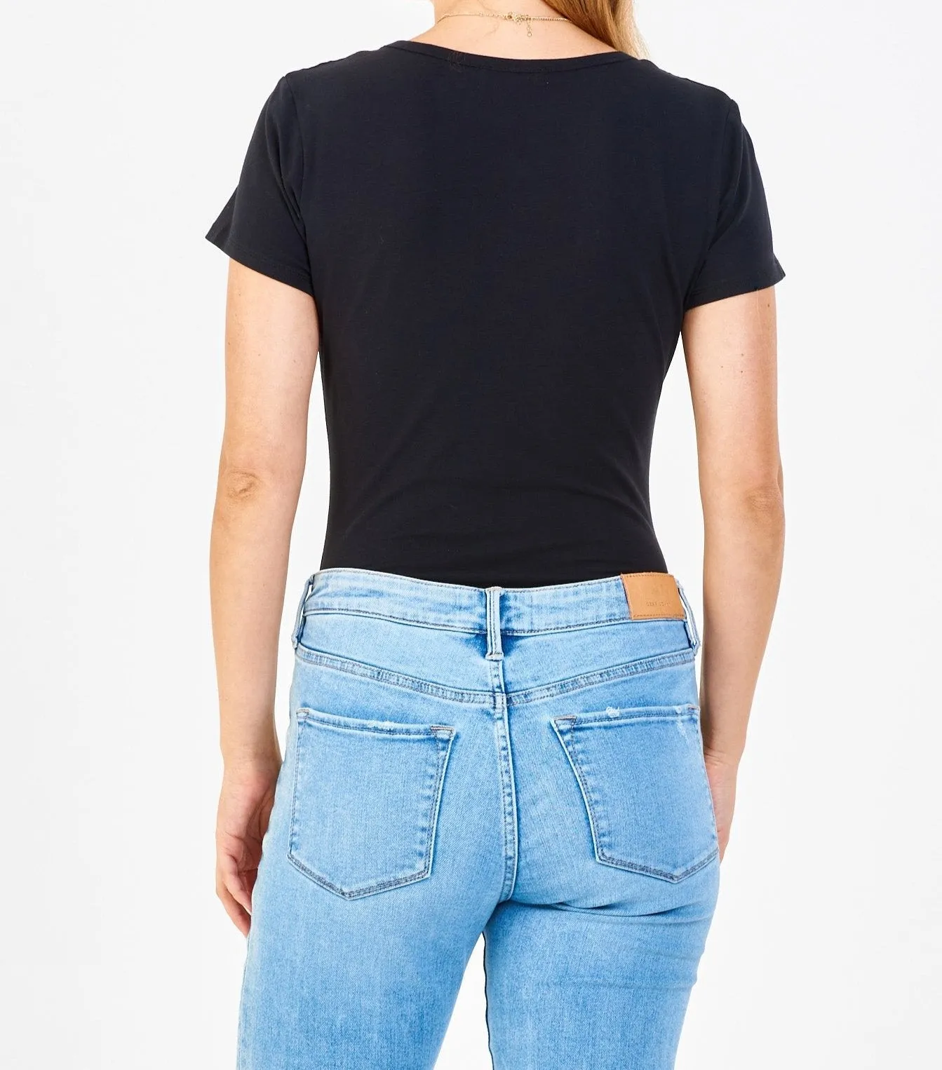 SHILOH SCOOP NECK BODYSUIT BLACK
