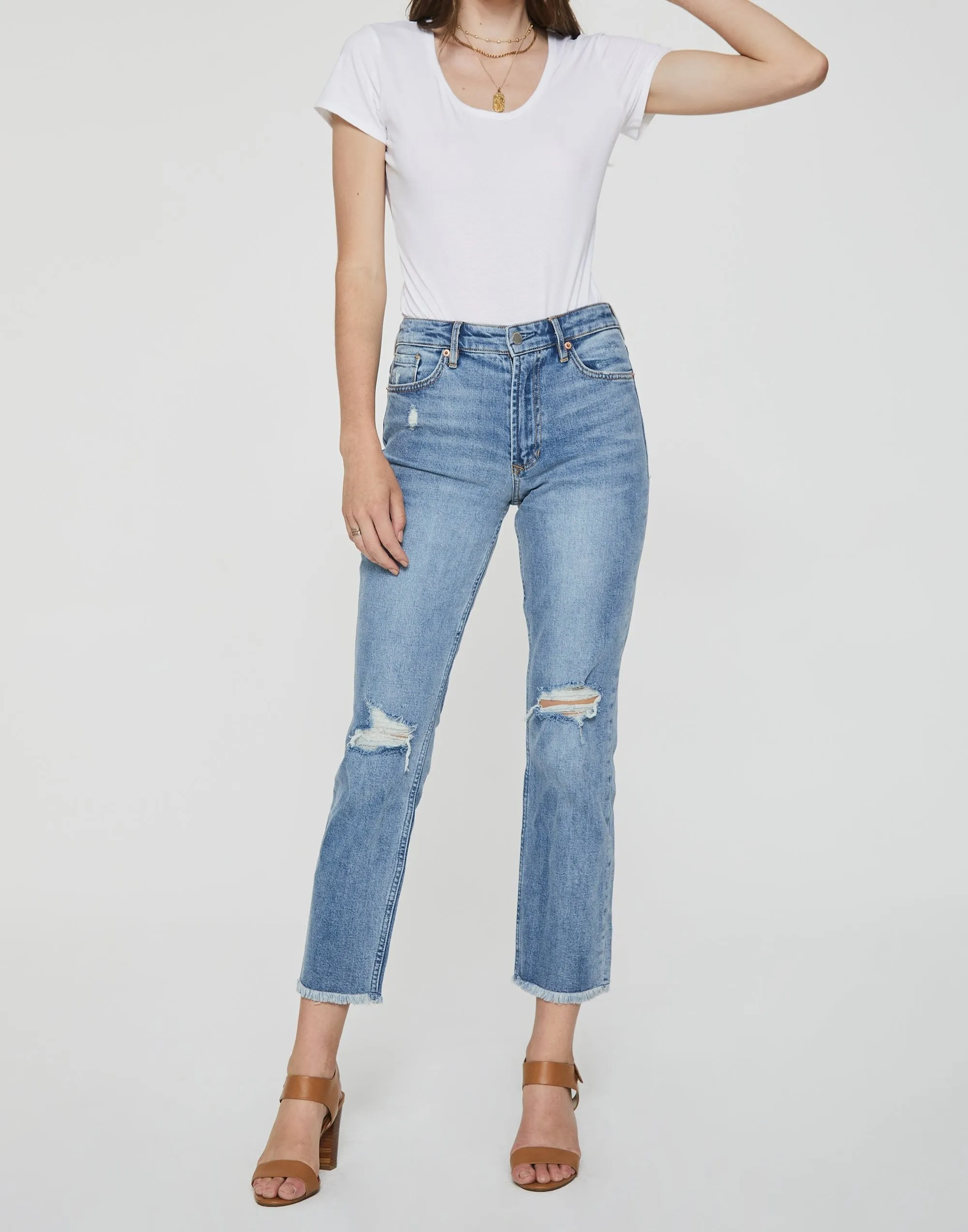 SHILOH SCOOP NECK BODYSUIT WHITE
