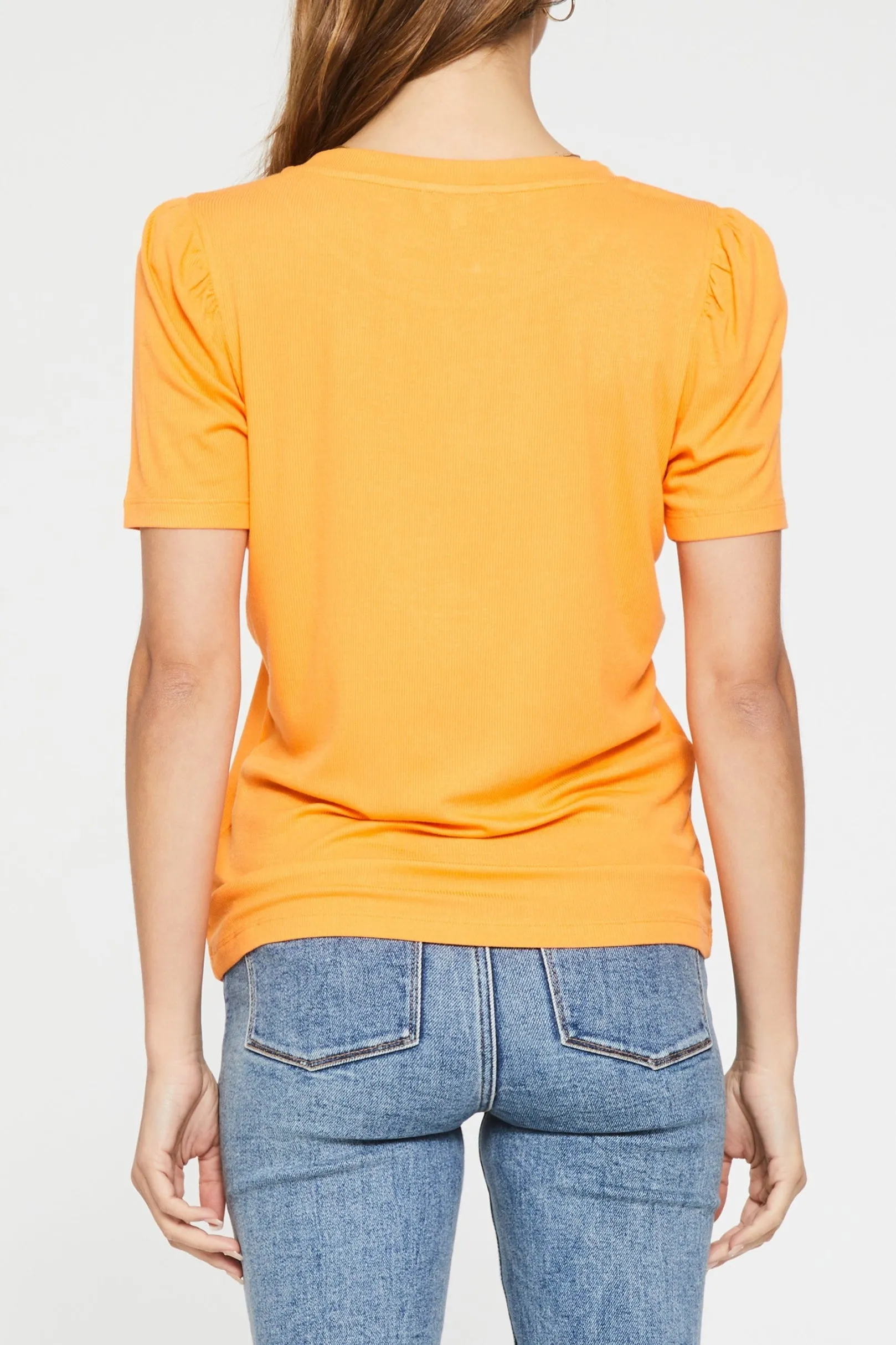SIENA RIB TEE MANGO