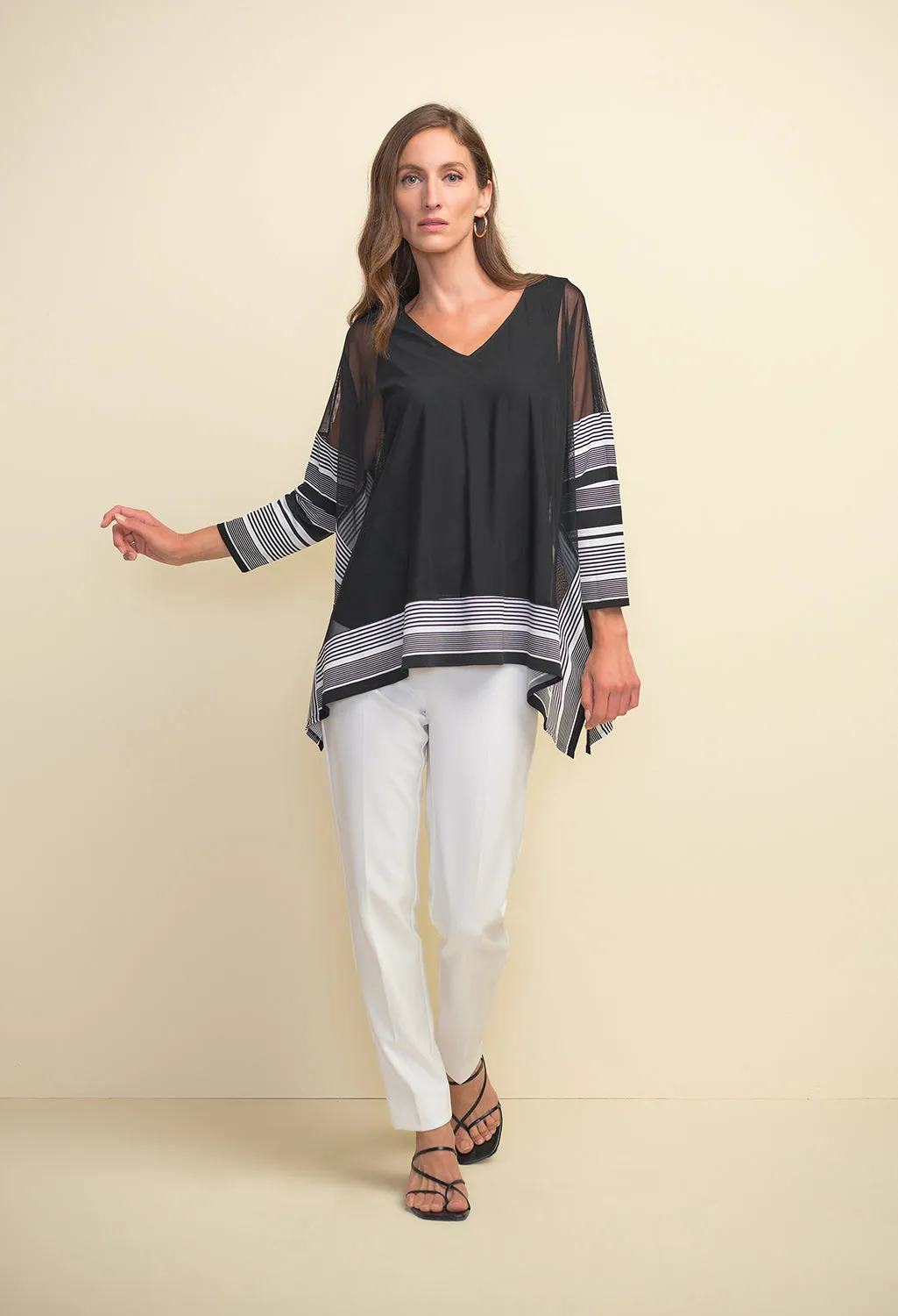 Striped Trim Tunic