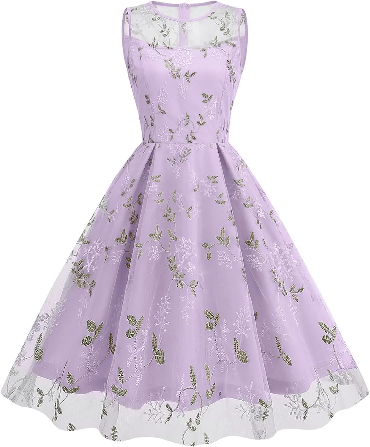 Summer Floral Embroidery Tulle Dress for Women Floral Embroidered Dress for Women Wedding Guest Formal Evening Party Gown