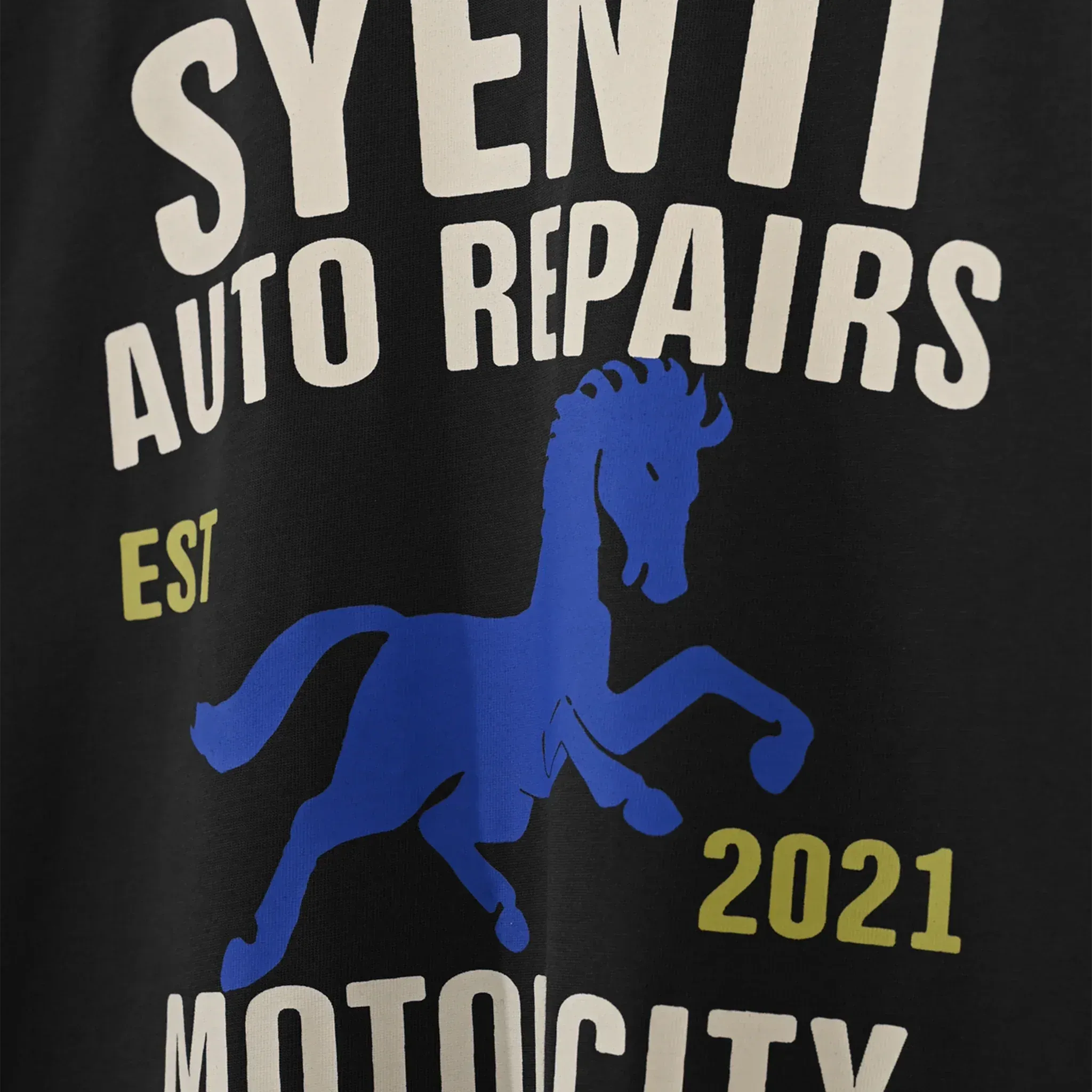 Syenti Motor City Long-Sleeved Dark Grey T Shirt