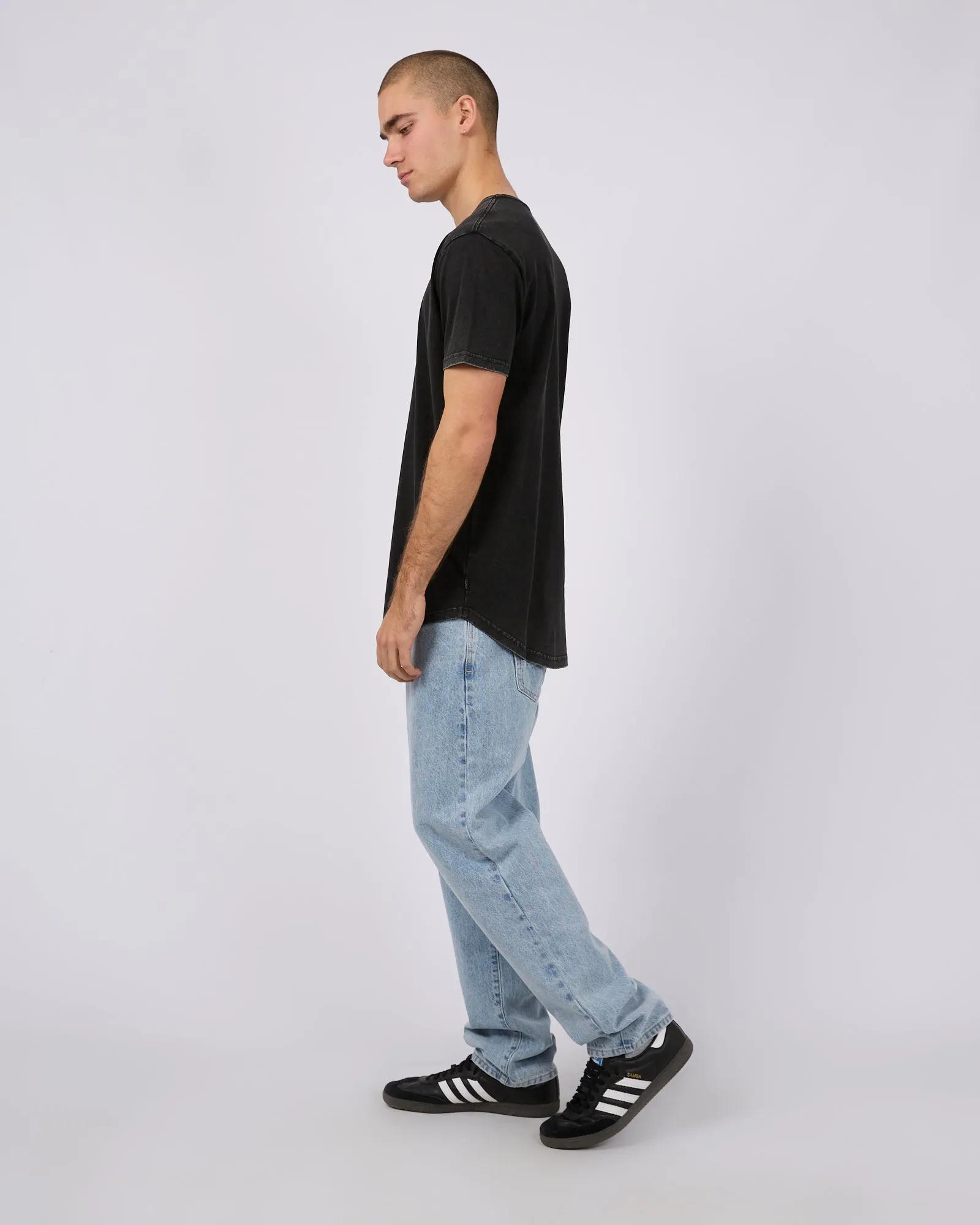 Tail Tee Washed Black