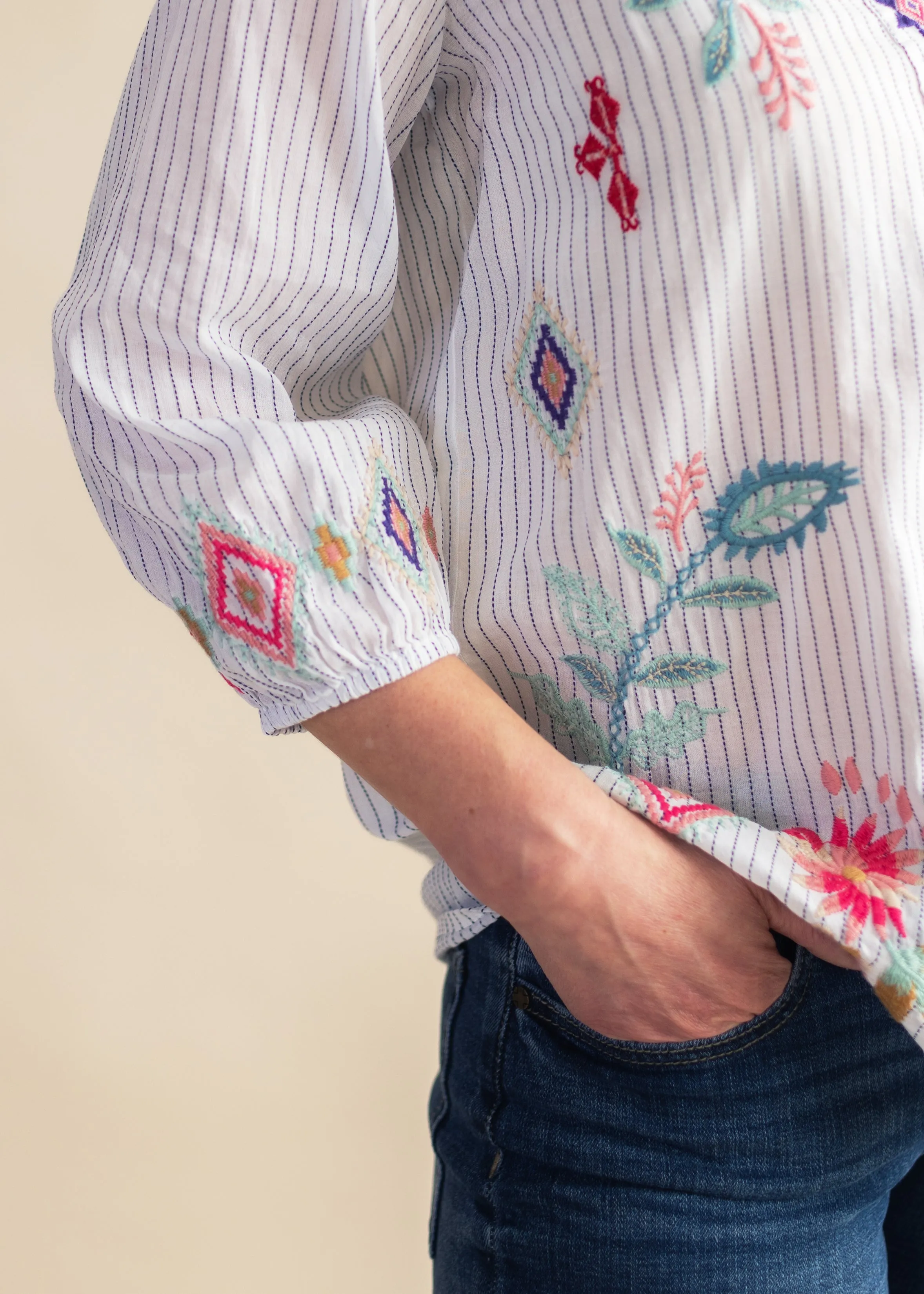 Talulla Effortless Blouse | Johnny Was