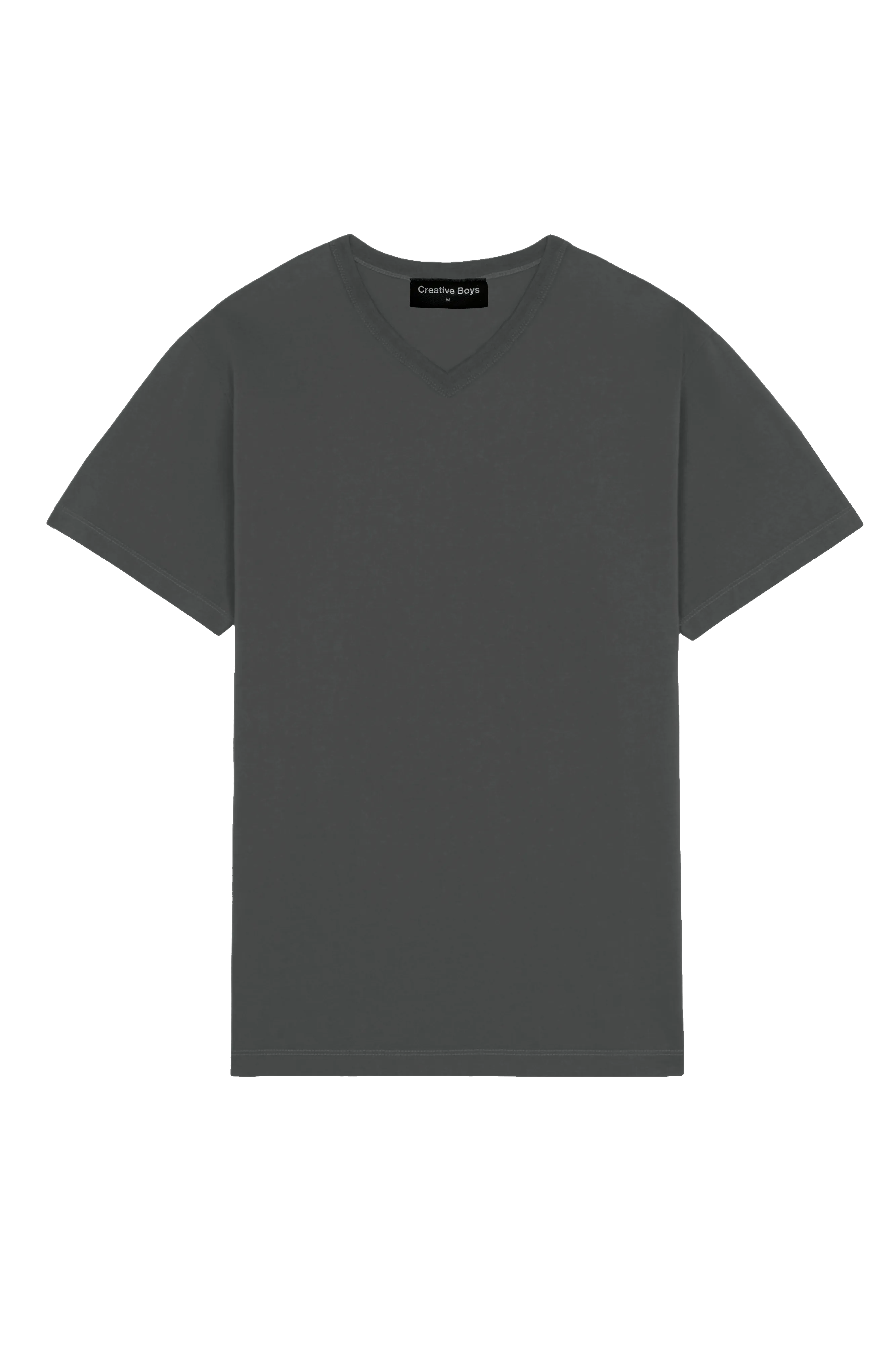 The V-Neck Tee - Iron Grey