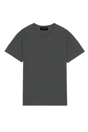 The V-Neck Tee - Iron Grey