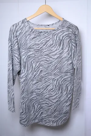 Thriftyfy Grey Winter Blouse (Medium)