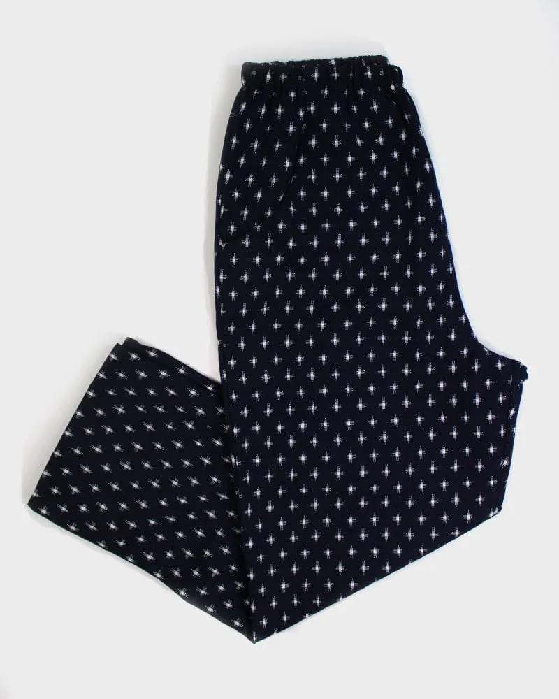 ToK Pants, Kasuri Indigo with White Jyuji