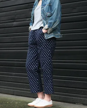 ToK Pants, Kasuri Indigo with White Jyuji