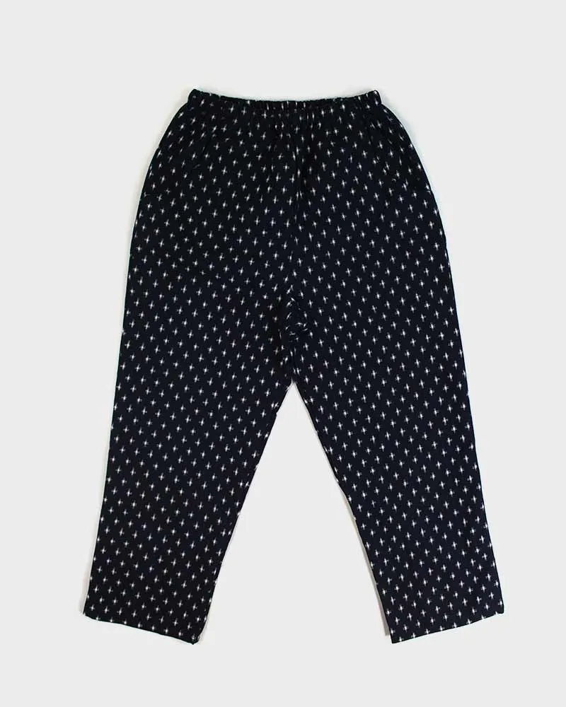 ToK Pants, Kasuri Indigo with White Jyuji