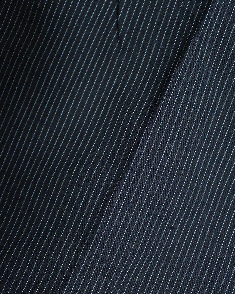 ToK Samue Set, Men's, Indigo with Thin Tsumugi Shima
