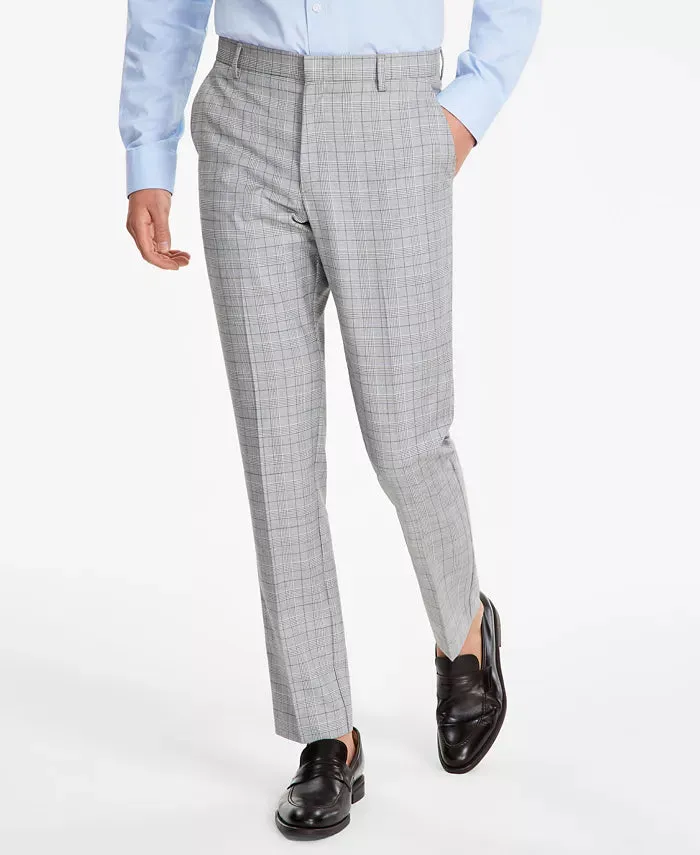 Tommy Hilfiger Modern-Fit THFlex Stretch Patterned Pants  Color Black/White W34xL32