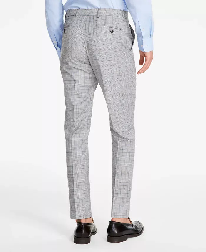 Tommy Hilfiger Modern-Fit THFlex Stretch Patterned Pants  Color Black/White W34xL32
