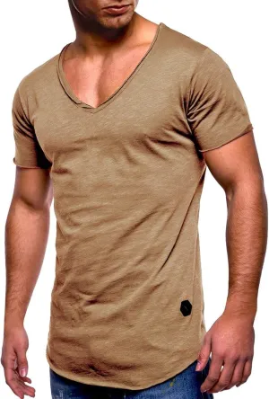 V Neck T Shirts for Men Casual Stylish Fitted Stretch Tees Fitted Premium Classic Tee Athletic Performance T-Shirts