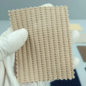 Waffle Cotton Polyester Spandex Woven Fabric - FAB1163