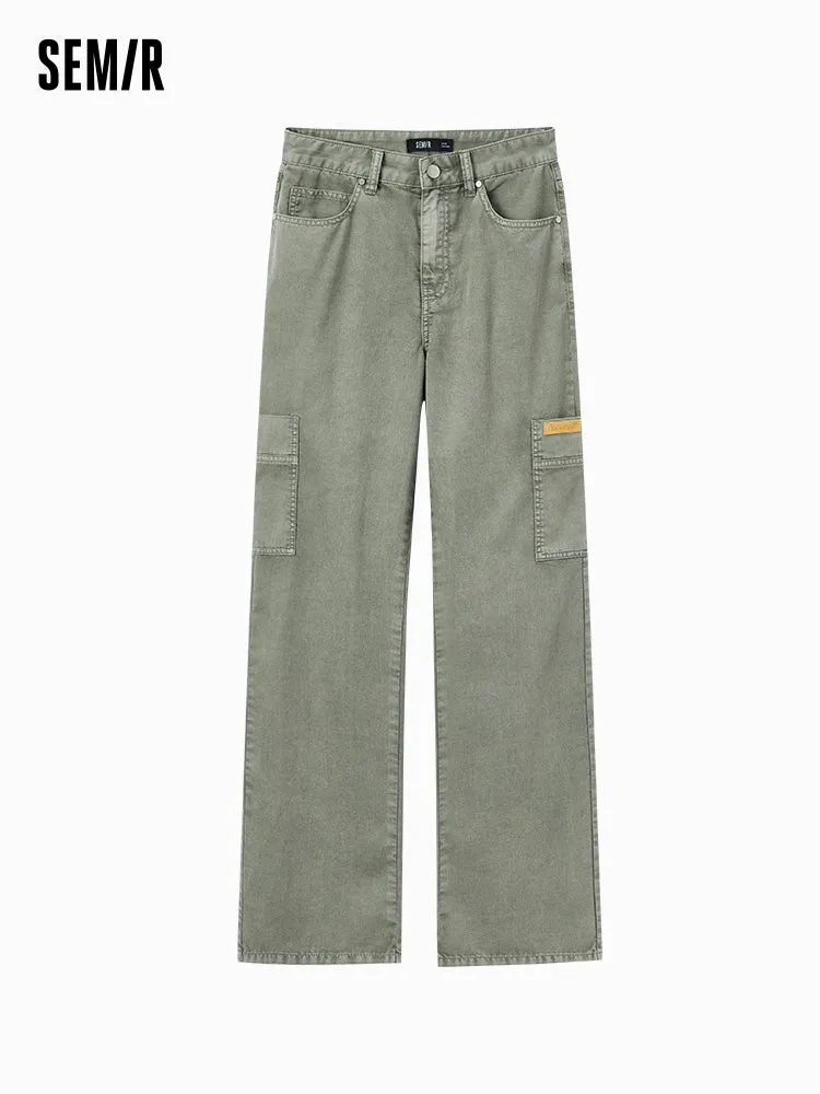 Women's Denim Comfortable Cool Antibacterial Wide Pants