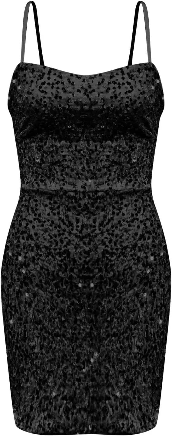 Women's Glitter Sleeveless Ruched Party Clubwear Bodycon Mini Dress Womens Satin Stretch Bodycon Party Mini Dresses