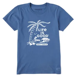 Women's Keep it Simple Palms Short Sleeve Tee